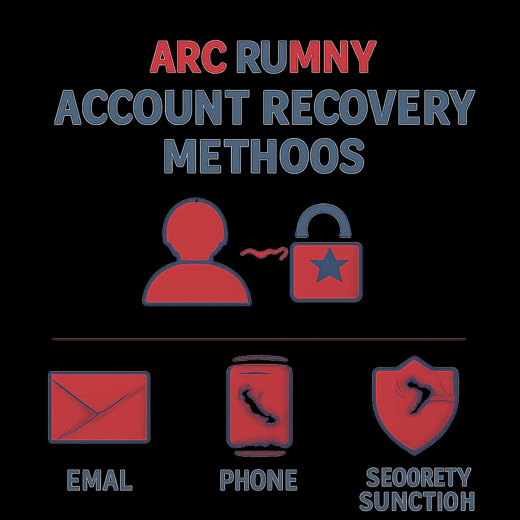 An educational diagram illustrating ABC Rummy Account Recovery Methods.