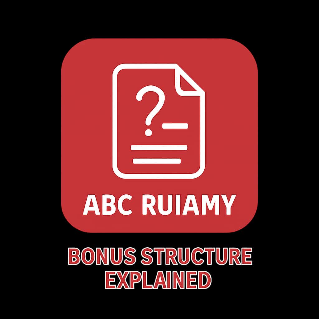 An informative badge illustrating ABC Rummy Bonus Structure.