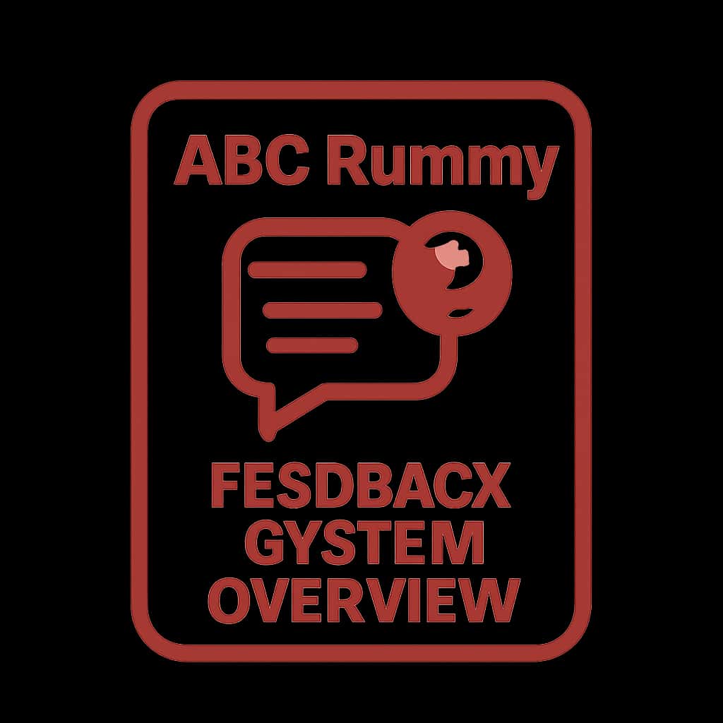 Icon representing the ABC Rummy Feedback System Overview.