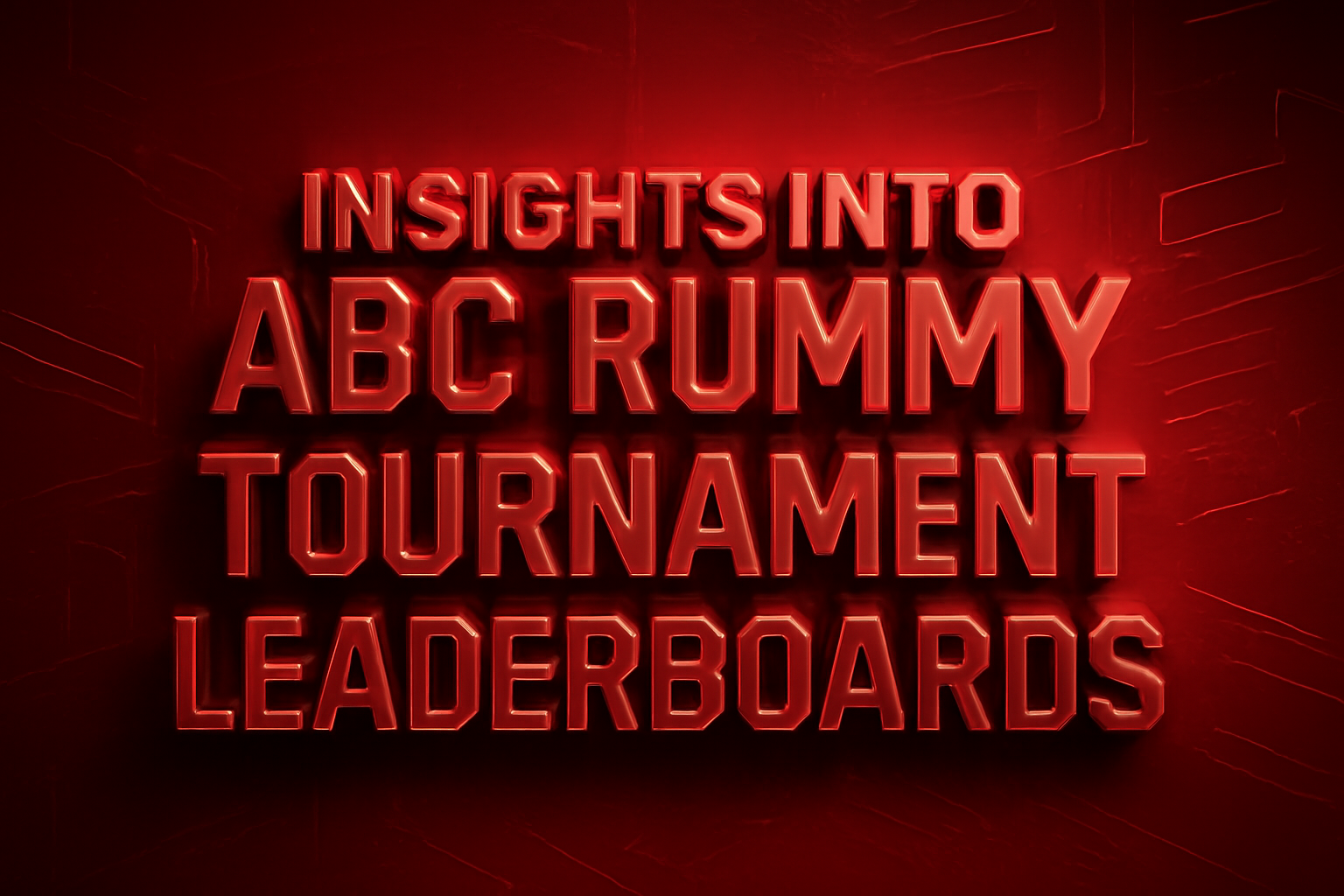 An informational graphic showcasing tips for playing ABC Rummy.