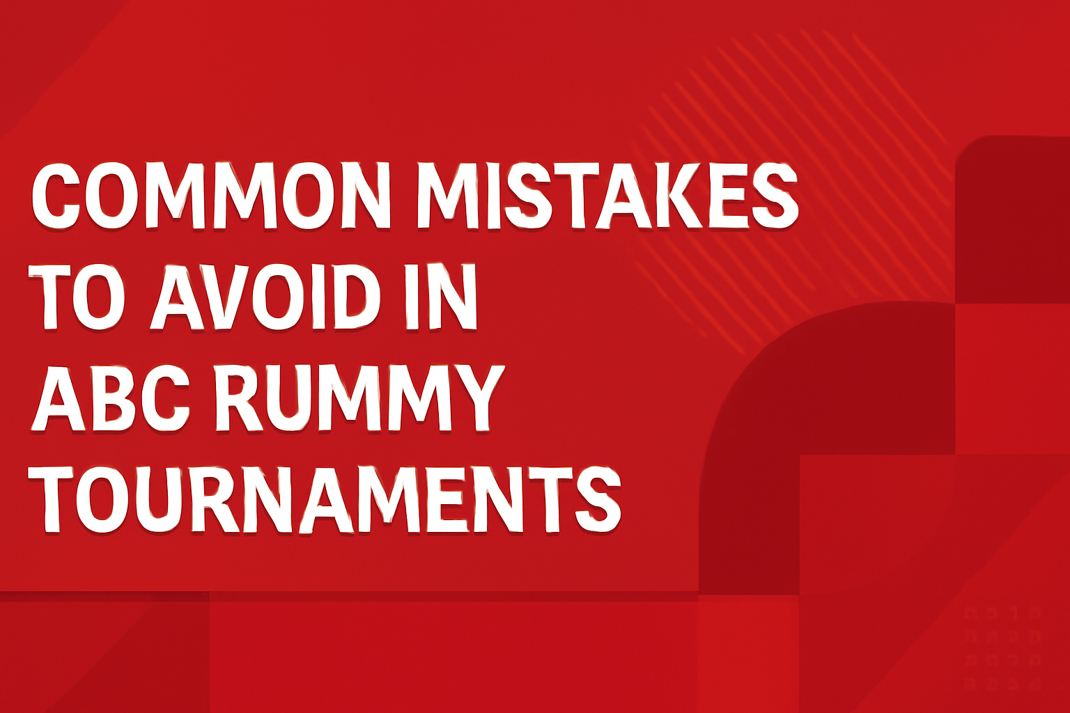 An informational banner depicting FAQs about ABC Rummy with a dynamic design.