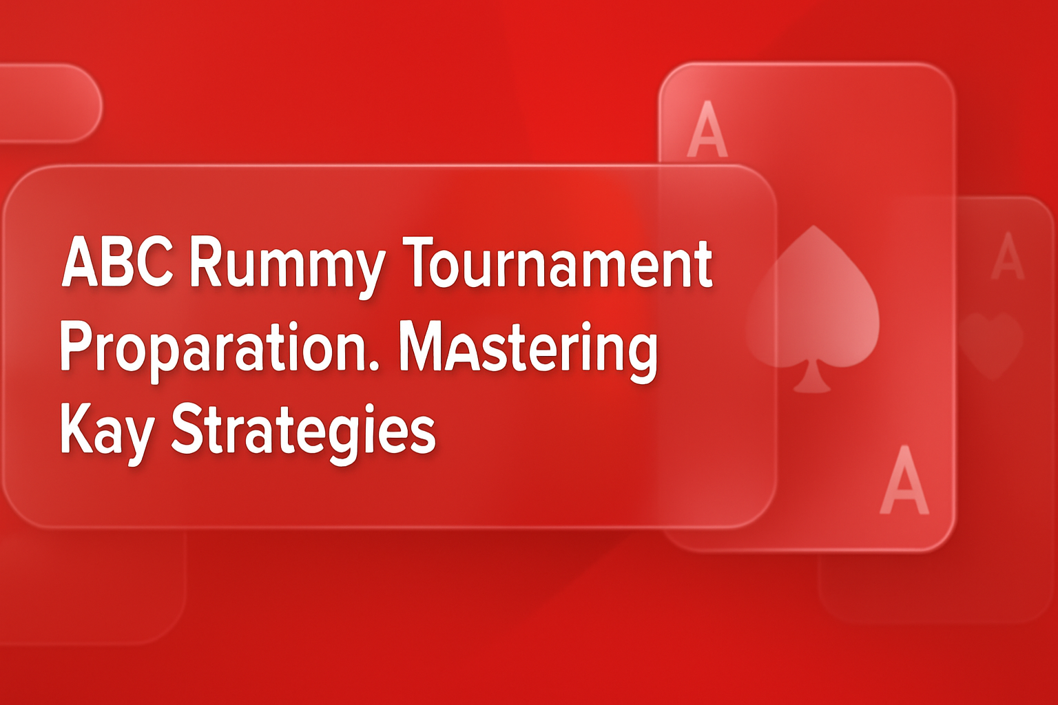 An informational graphic showcasing tips for playing ABC Rummy.