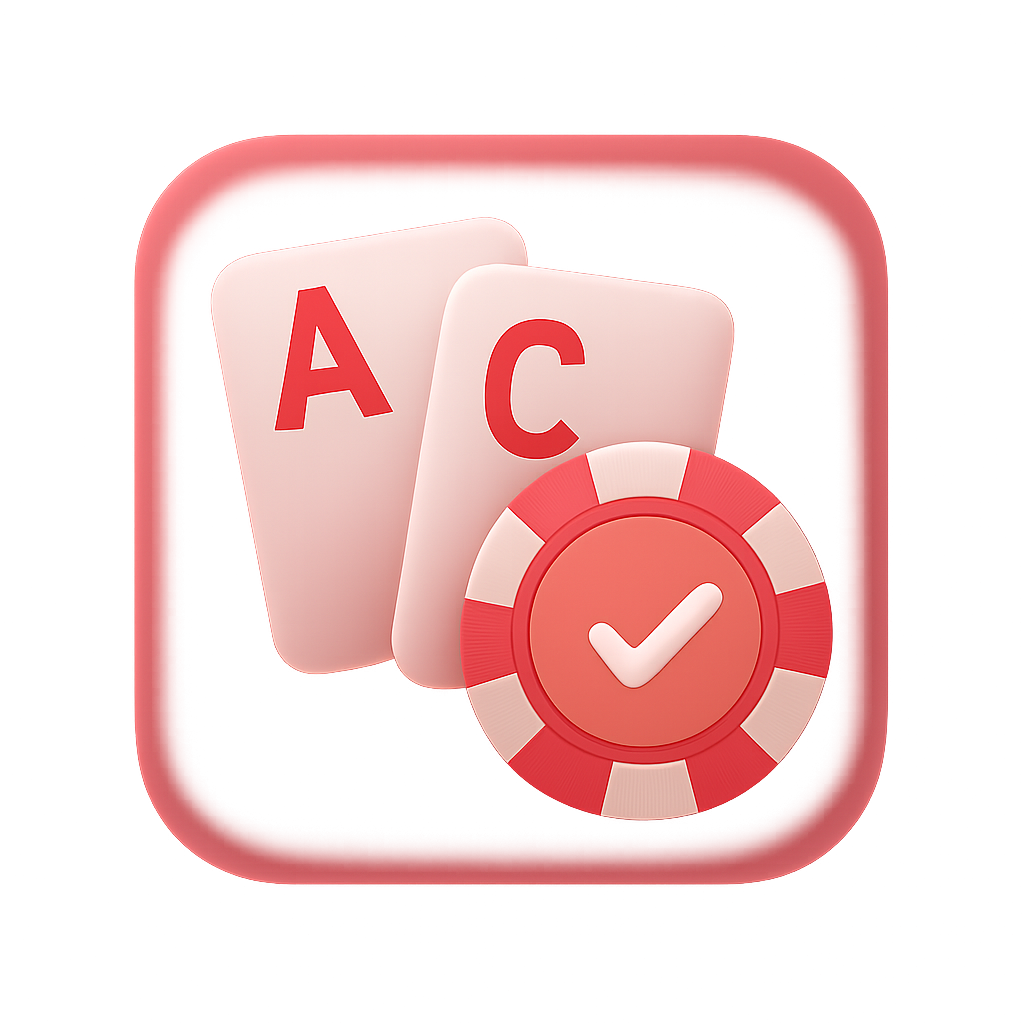 A badge representing tips for ABC Rummy.