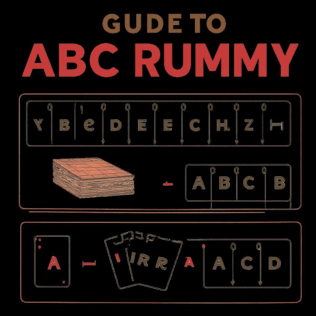 Educational illustration for Guide to ABC Rummy.