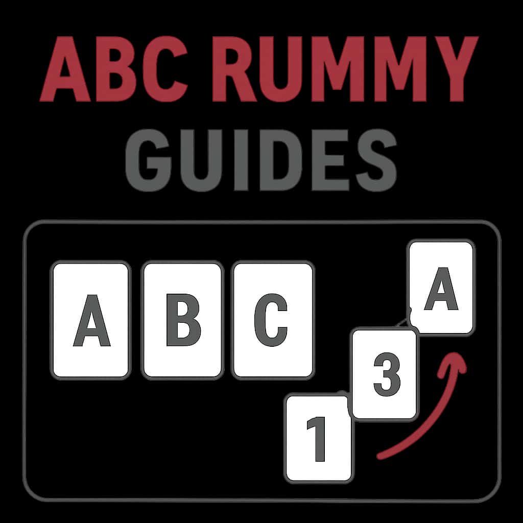 An illustration explaining topics in ABC Rummy Guides.